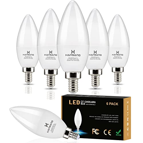 hansang E12 LED Candelabra Bulbs