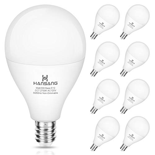 hansang E12 LED Ceiling Fan Light Bulbs