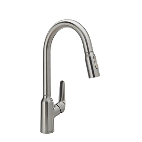 hansgrohe Focus N Stainless Steel High Arc Kitchen Faucet