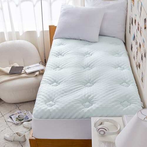 Breathable Cooling Memory Foam Twin Mattress Topper by Hansleep