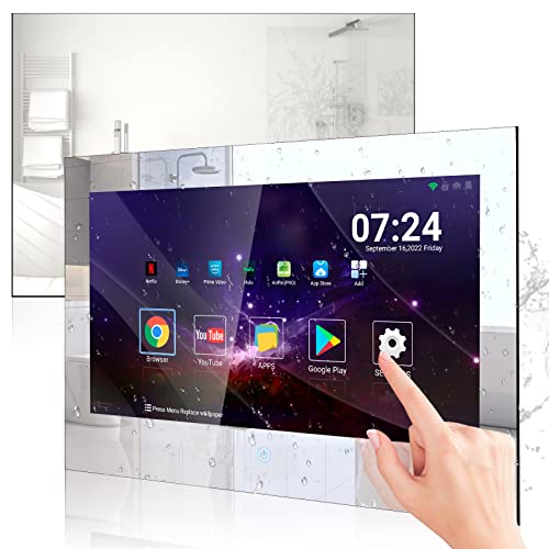 Haocrown Waterproof Bathroom TV Mirror