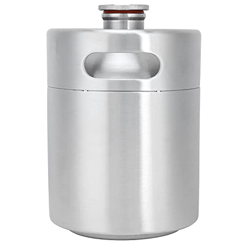 Haowecib Beer Keg: Portable Stainless Steel Mini Keg Dispenser