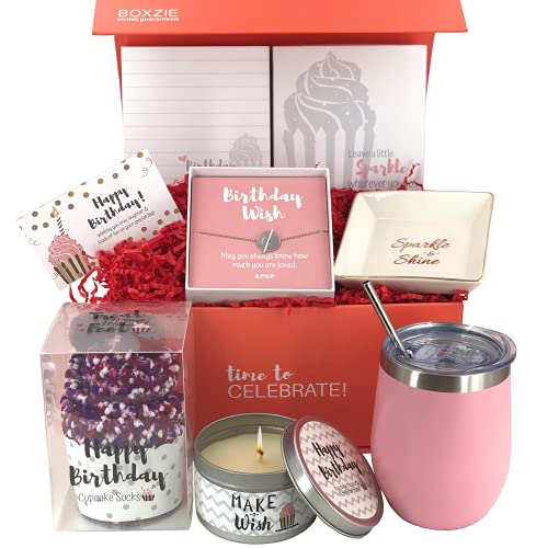 Happy Birthday Gifts for Women - Woman Gift Basket Set