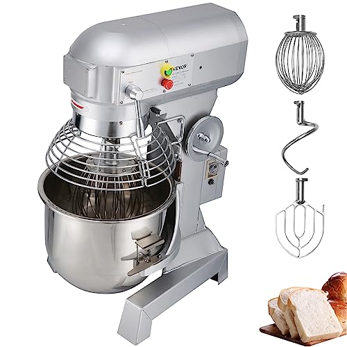 Happybuy 10Qt Commercial Electric Food Mixer with Timing Function