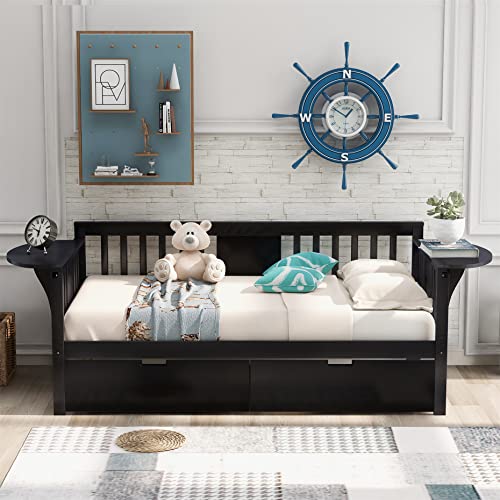 Harper & Bright Designs Daybed with Storage Drawers