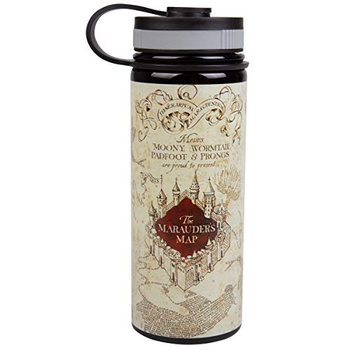 Harry Potter Water Bottle Thermos - Marauder's Map Design