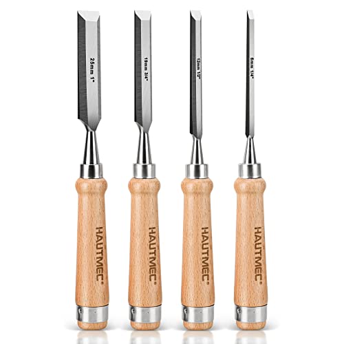 GREBSTK Professional Wood Chisel Set with Oxford Bag for Woodworking, CR-V  St