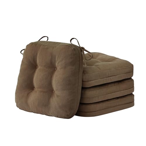HAVARGO Tufted Dining Chair Cushions with Ties