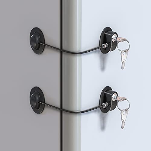  2pcs Freezer Lock, Self-Adhesive Refrigerator Door Locks with 2  Code-Setting Key Refrigerator Combination Lock No-Drilling Practical Fridge  Locks for Kids Home Kitchen : Baby