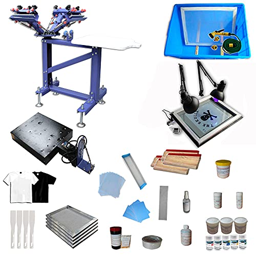 HayWHNKN 3 Color 1 Station Screen Printer Kit