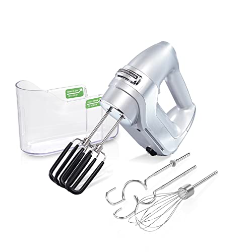 DmofwHi 5 Speed Hand Mixer Electric, 300W Ultra Power Kitchen Hand Mixers  with 6 Stainless Steel Attachments (2 Wired Beaters,2 Whisks and 2 Dough  Hooks) and Storage Case - Shop - TexasRealFood