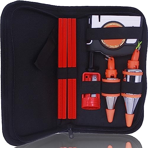 HCCMLOVE Magnetic Plumb Bob Kit with Carrying Case