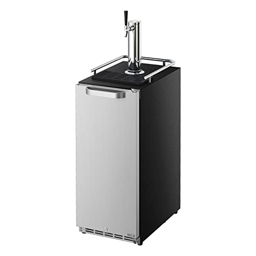 HCK 15 inch Universal Beverage Refrigerator and Kegerator
