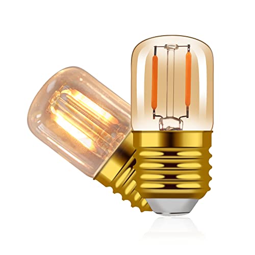 Hcnew E26 LED Amber Night Light Bulbs