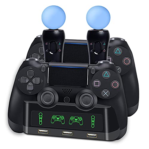 Hdiwousp PS4 Controller Charger Station