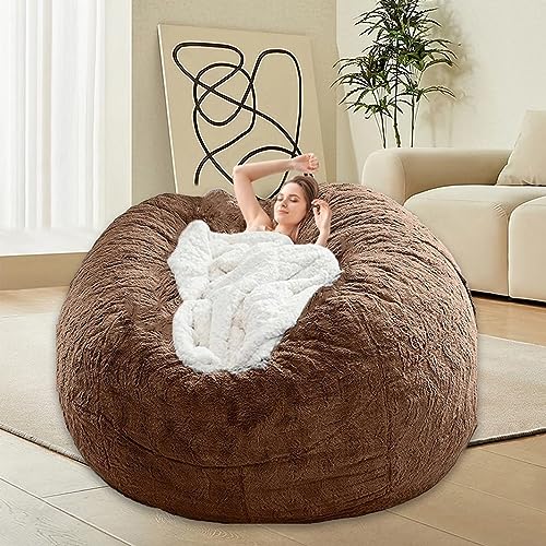 Codi PazPod Bean Bag Chair with Filler Included, 4 ft - Comfy Large Beanbag Chairs for Adults, Memory Foam Added - Machine Washable and Soft Mink