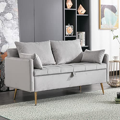 HEAH-YO Modern Loveseat Sofa with Storage Function