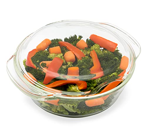 Healthy Microwave Glass Food Steamer