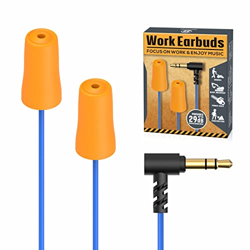 Hearprotek Foam Earbud Headphones for Work and Safety