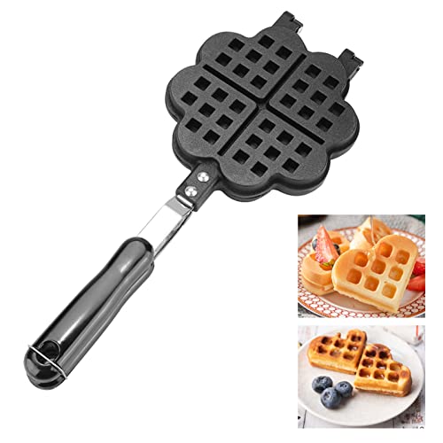 Heart Shaped Waffle Maker Pan