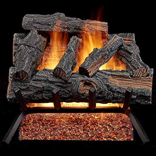HearthSense Natural Gas Vented Fireplace Logs Set