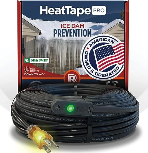 MAXKOSKO Pipe Heat Tape for Water Pipe Freeze Protection, Constant Wattage  120V