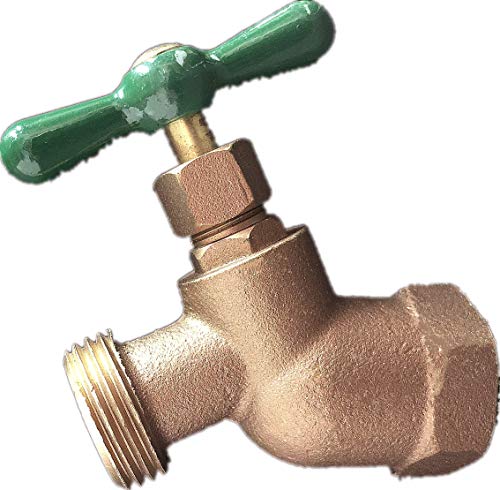 Heavy Duty Brass No-Kink Hose Bibb Water Faucet