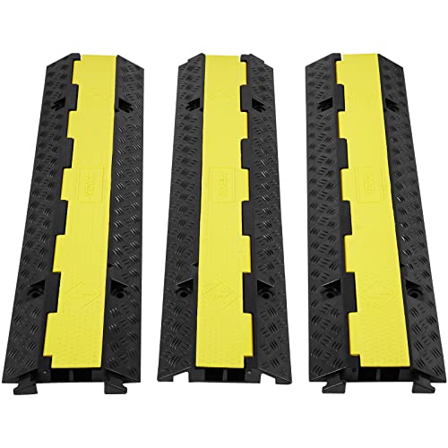 Heavy Duty Cable Protector Ramp with Flip-Open Top Cover