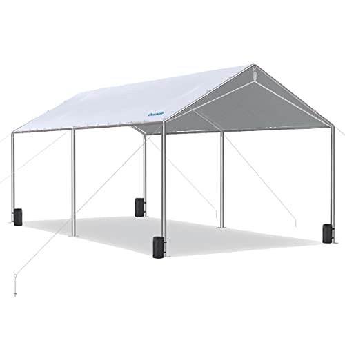 Heavy Duty Car Canopy with Reinforced Steel Cables