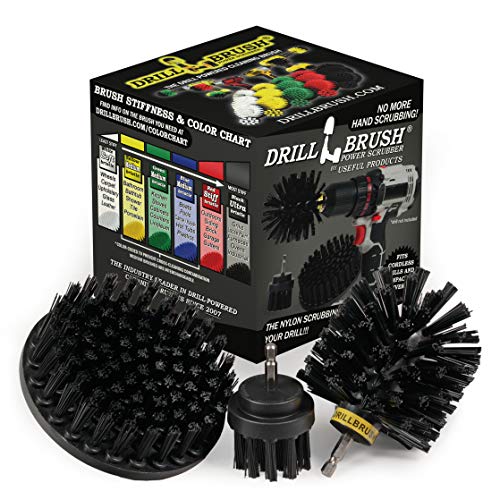 Heavy Duty Drill Powered Cleaning Brush Kit