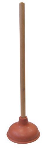 Heavy Duty Force Cup Rubber Toilet Plunger with Long Handle