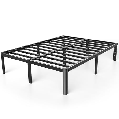 Heavy Duty Full Size Platform Bed Frame Metal