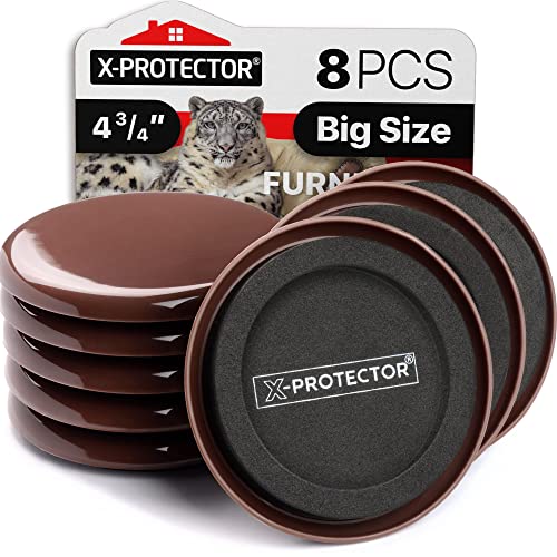 Heavy-Duty Furniture Sliders for Carpets by X-PROTECTOR