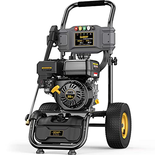 BLUBERY 3500 PSI Gas Power Washer with 50-foot Hose