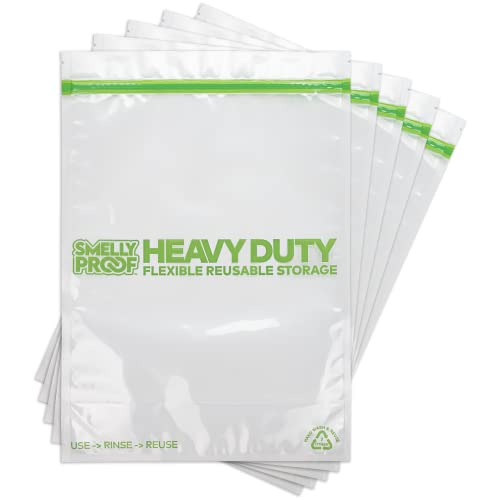 Smelly Proof XXL 2-Gallon Reusable Stand-Up Ziplock Bags - 5pk