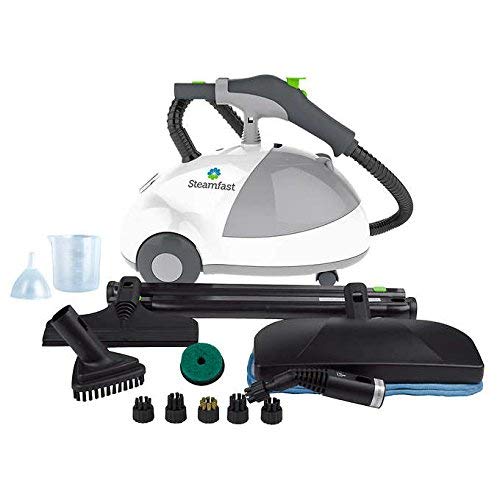 Heavy-Duty Sanitizing Steam Cleaner with Wheels and Casters