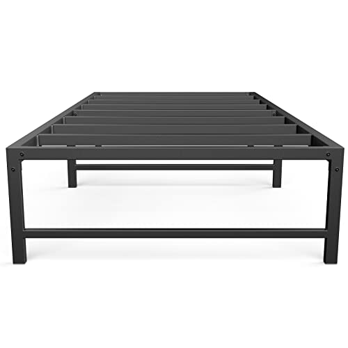 Heavy Duty Steel Twin Bed Frame with Large Storage Space