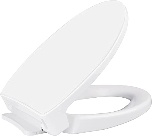 Hygie Rinse SoftClose Elongated Toilet Seat for TOTO Oval Toilets, White