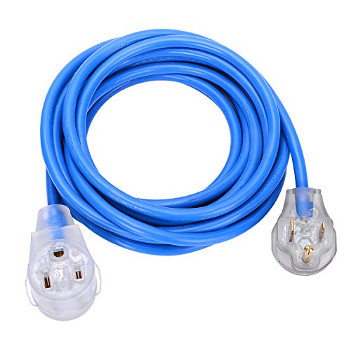 Heavy Duty Welder Extension Cord with Lighted Plug