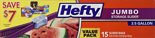 Hefty 2x Stronger Jumbo Storage Bags