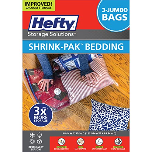 Hefty Shrink-Pak 3 Jumbo Vacuum Storage Bags