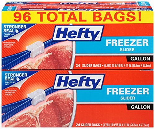 Hefty Slider Storage Bags, 96 Count