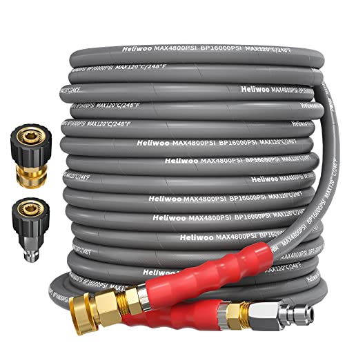 High-Quality 50 FT Pressure Washer Hose by Heliwoo