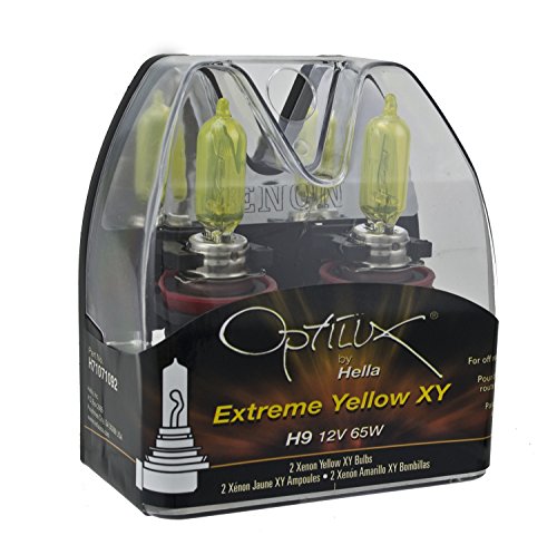 HELLA Optilux XY Series H9 Xenon Yellow Halogen Bulbs