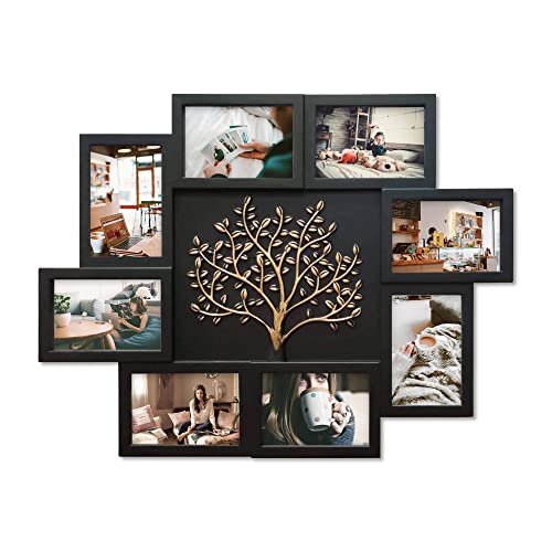 Hello Laura 4x6 Picture Frame Collage Family Tree Wall Decor Display