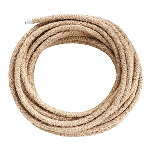 Hemp Rope Vintage Electrical Cord for DIY Lighting Project