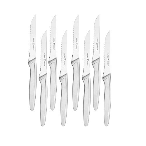Astercook Steak Knife, Steak Knives Set of 8 with Sheath, Dishwasher Safe  High Carbon Stainless Steel Steak Knife with Cover, White