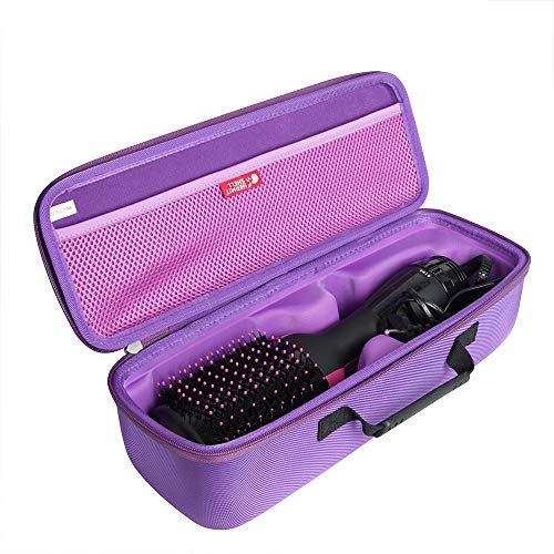 Hermitshell Travel Case for Revlon One-Step Hair Dryer And Volumizer Hot Air Brush (Purple)