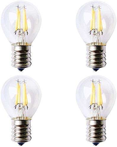 HERO-LED Dimmable 4W LED Filament Bulb, Warm White 2700K, 4-Pack