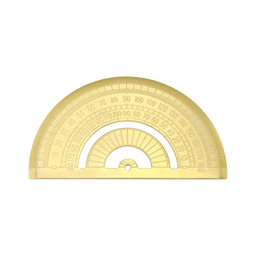 HEVSTIL Gold Brass Protractor